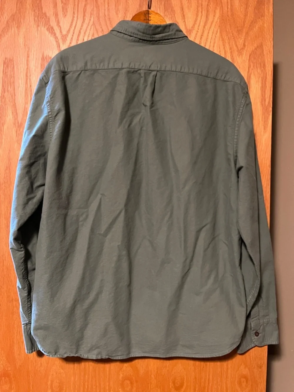 J. Crew Slim Untucked Olive Shirt